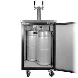 Kegerator Torre con Doble Llave de Dispensado