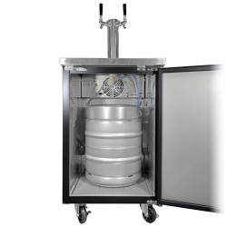 Kegerator Torre con Doble Llave de Dispensado