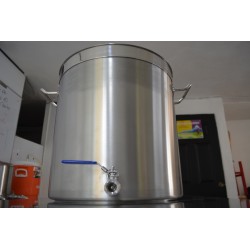 Olla de 70 lts con válvula.